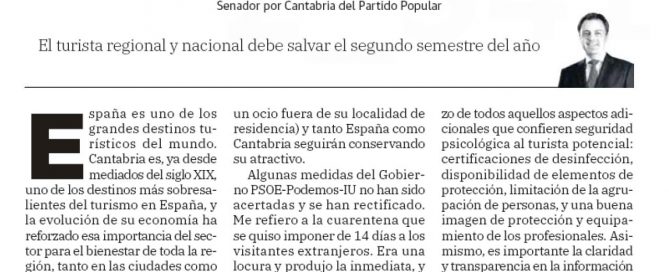 Recuperar el turismo